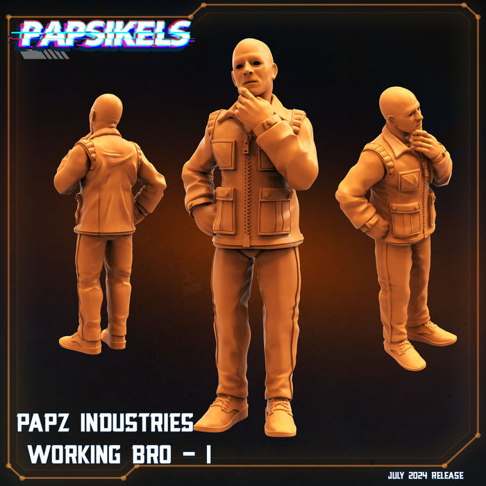 Working Bro 2 B Miniatures | Aliens Vs Humans VII Resurgence | Sci-Fi Miniature | Papsikels