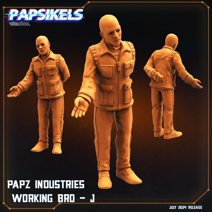 Working Bro 2 B Miniatures | Aliens Vs Humans VII Resurgence | Sci-Fi Miniature | Papsikels