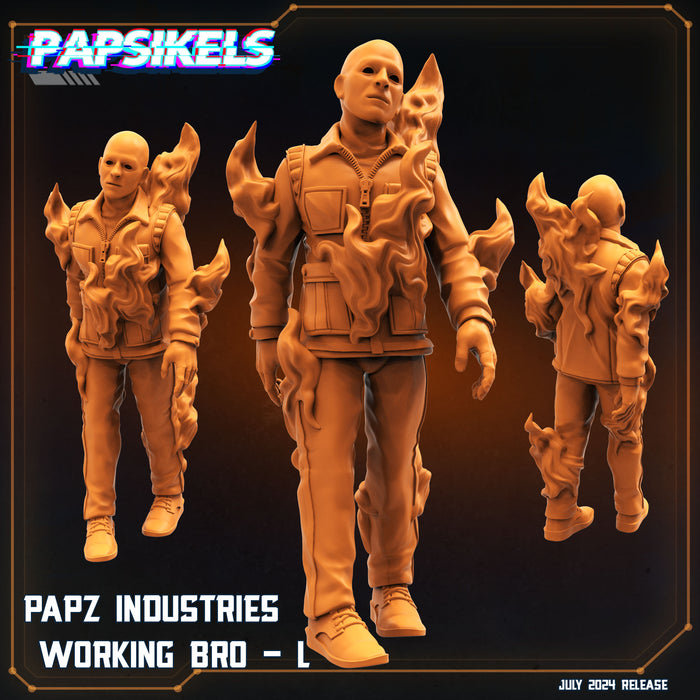 Working Bro 2 B Miniatures | Aliens Vs Humans VII Resurgence | Sci-Fi Miniature | Papsikels