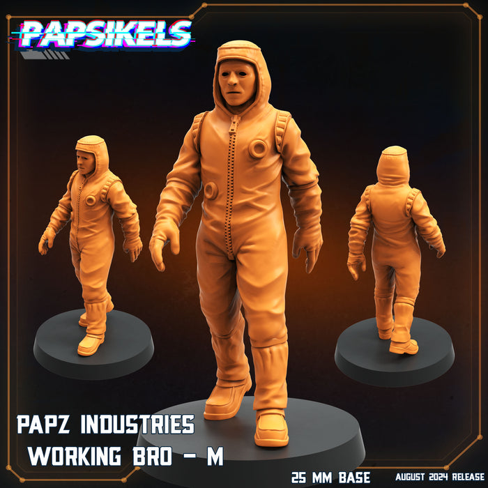 Working Bro 3 Miniatures | Aliens Vs Humans VIII No Remorse | Sci-Fi Miniature | Papsikels