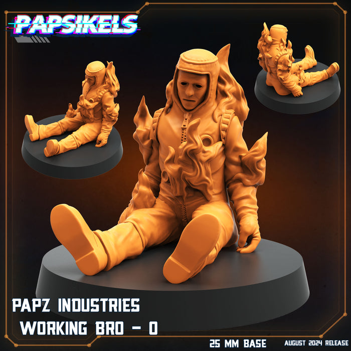 Working Bro 3 Miniatures | Aliens Vs Humans VIII No Remorse | Sci-Fi Miniature | Papsikels