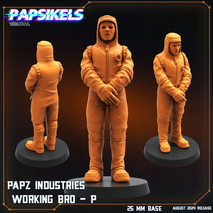 Working Bro 3 Miniatures | Aliens Vs Humans VIII No Remorse | Sci-Fi Miniature | Papsikels