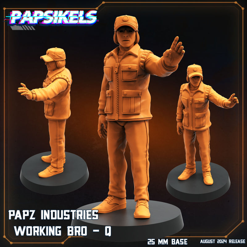 Working Bro 3 Miniatures | Aliens Vs Humans VIII No Remorse | Sci-Fi Miniature | Papsikels