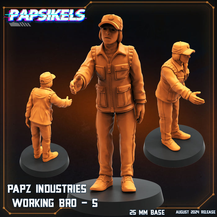 Working Bro 3 Miniatures | Aliens Vs Humans VIII No Remorse | Sci-Fi Miniature | Papsikels