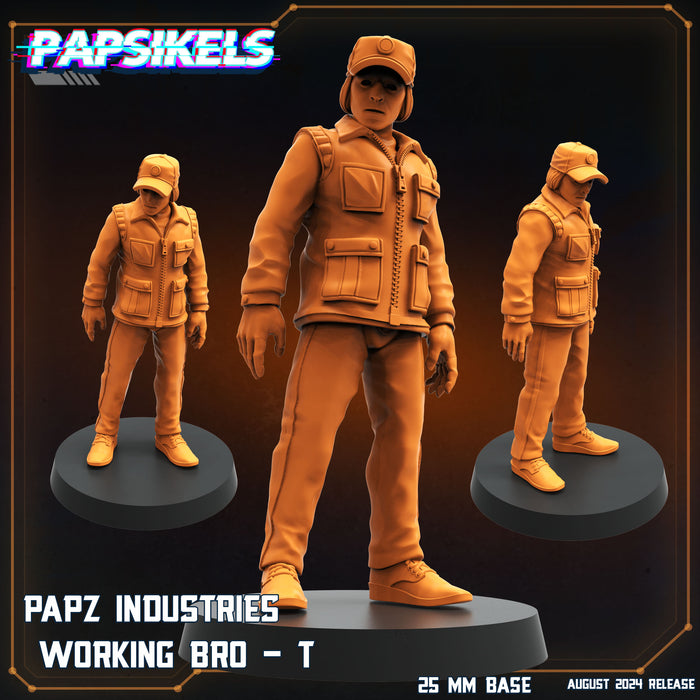 Working Bro 3 Miniatures | Aliens Vs Humans VIII No Remorse | Sci-Fi Miniature | Papsikels