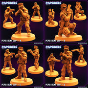 PCPD Beat Cop Miniatures | Cyberpunk | Sci-Fi Miniature | Papsikels TabletopXtra