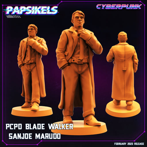 PCPD Blade Walker Sanjoe Marudo | Cyberpunk | Sci-Fi Miniature | Papsikels TabletopXtra