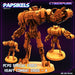 PCPD Heavy Combat Droid Miniatures | Cyberpunk | Sci-Fi Miniature | Papsikels TabletopXtra