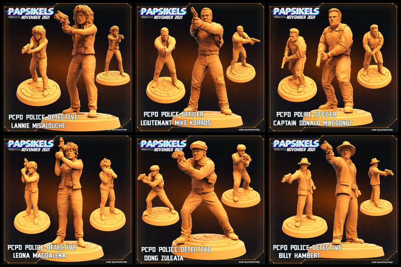 PCPD Miniatures | Skull Hunters III The Bone Clan | Sci-Fi Miniature | Papsikels TabletopXtra