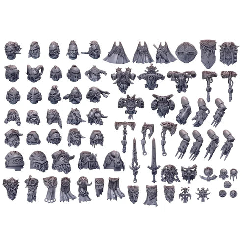 Primal Hounds Squad Upgrade Pack | Conversion Bits For 28mm 32mm Sci-fi Space Knights