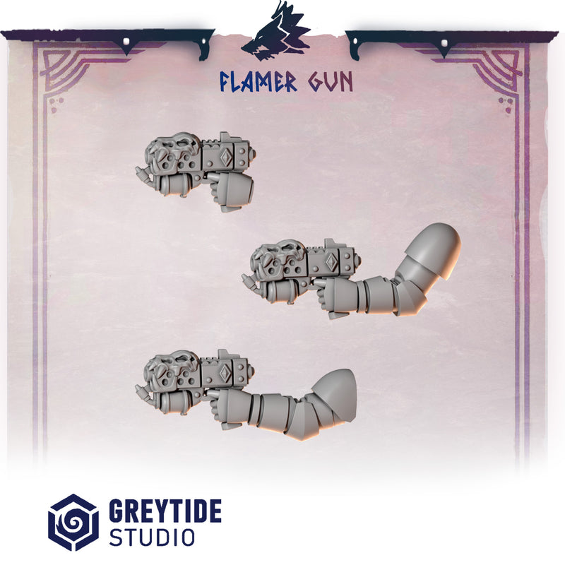 Pistols Primal Hounds Conversion Bits For 28mm 32mm Sci-fi Marines