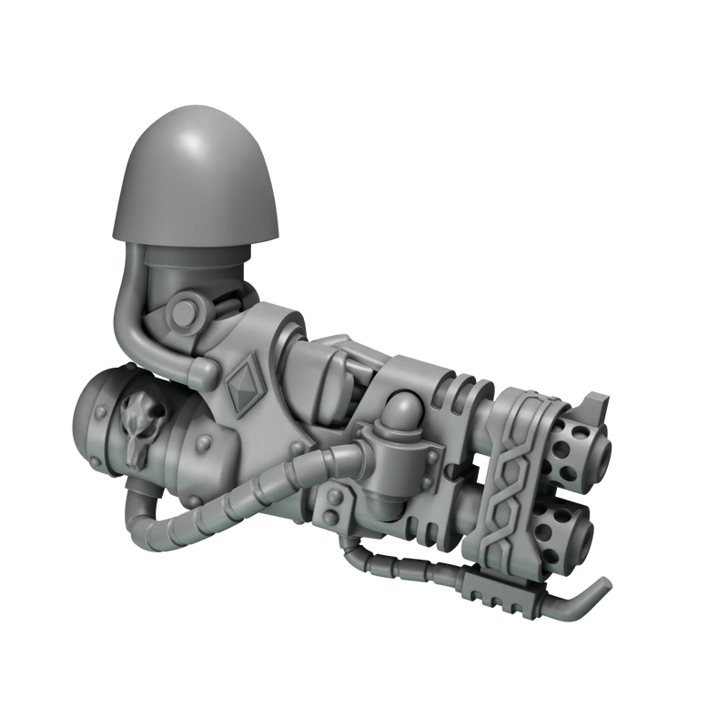 Flamer Unit Primal Hounds Conversion Bits For 28mm 32mm Sci-fi Space Knights