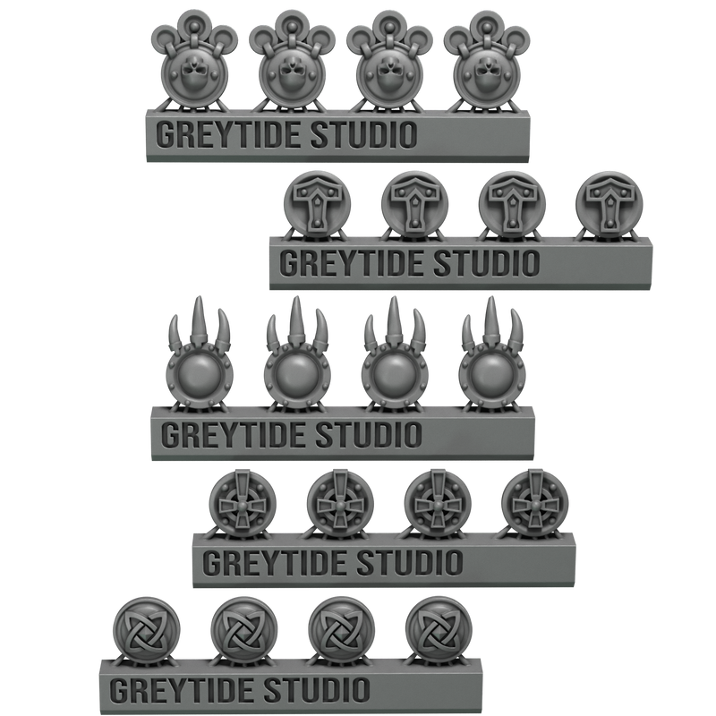 Medal Decoration Pack Primal Hounds Conversion Bits For 28mm 32mm Sci-fi Space Knights