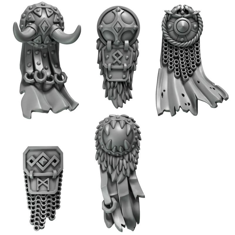 Loin Cloths Pack B Primal Hounds Conversion Bits For 28mm 32mm Sci-fi Space Knights