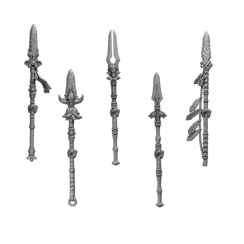 Spears Primal Hounds Conversion Bits For 28mm 32mm Sci-fi Space Knights