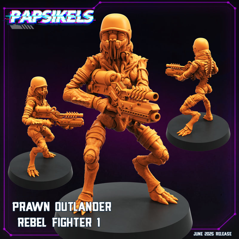 Prawn Outlander Rebel Miniatures | Cyberpunk | Papsikels