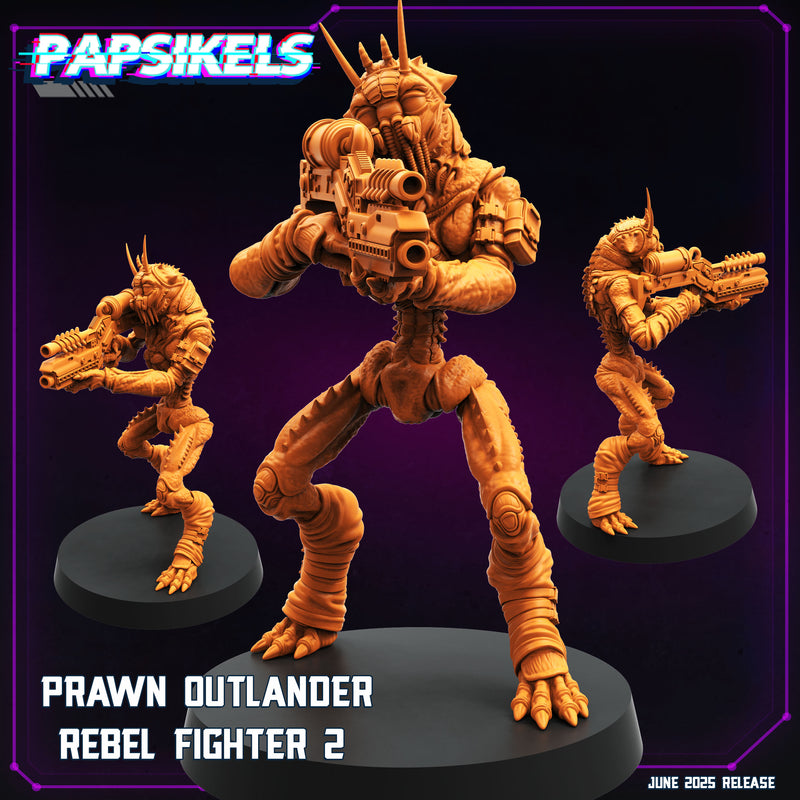 Prawn Outlander Rebel Miniatures | Cyberpunk | Papsikels