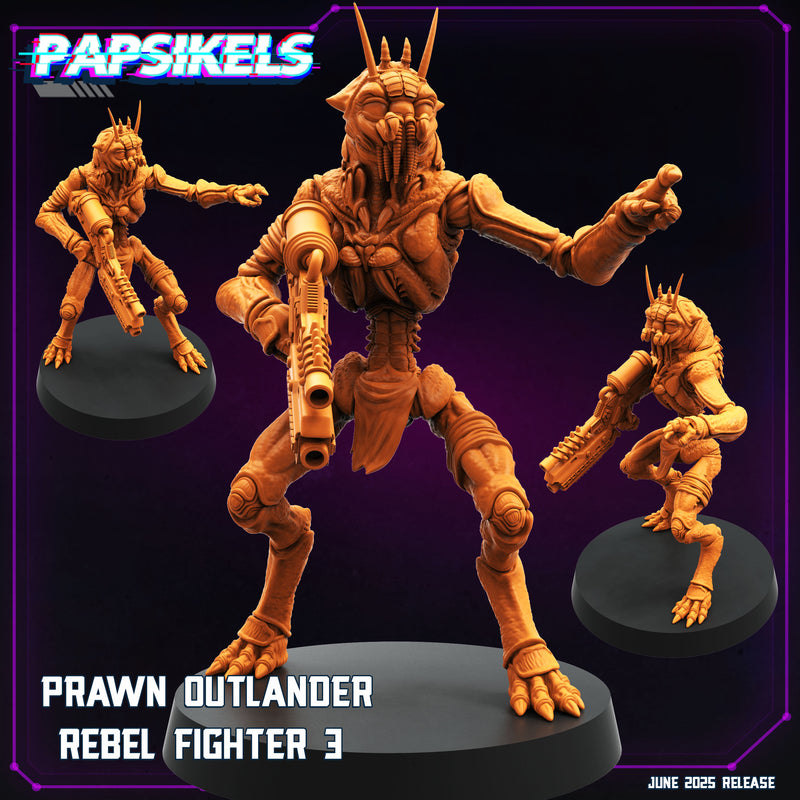 Prawn Outlander Rebel Miniatures | Cyberpunk | Papsikels