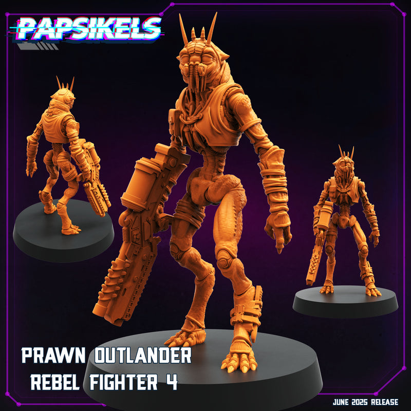 Prawn Outlander Rebel Miniatures | Cyberpunk | Papsikels