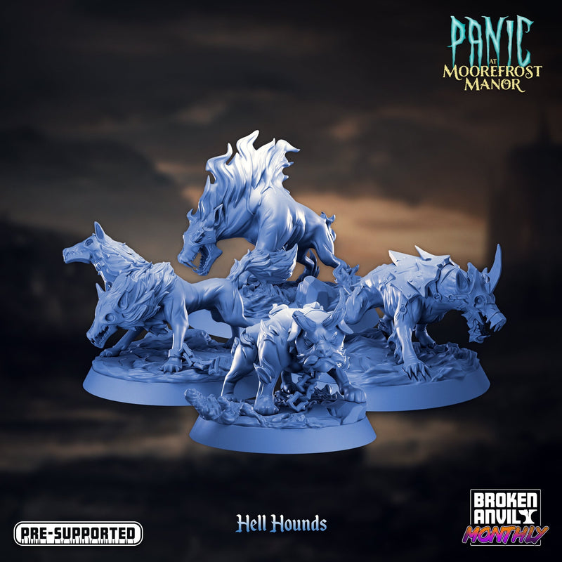 Panic at Moorefrost Manor Miniatures (Full Set) | Tabletop RPG Miniature TabletopXtra