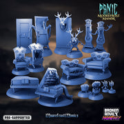 Panic at Moorefrost Manor Miniatures (Full Set) | Tabletop RPG Miniature TabletopXtra