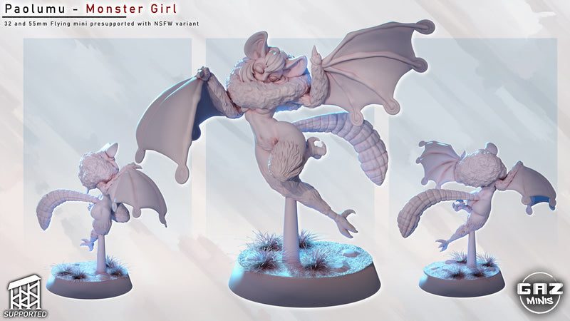Monster Girl Paolumu | Fantasy Pin-Up | Gaz Minis | [Multi-Listing]