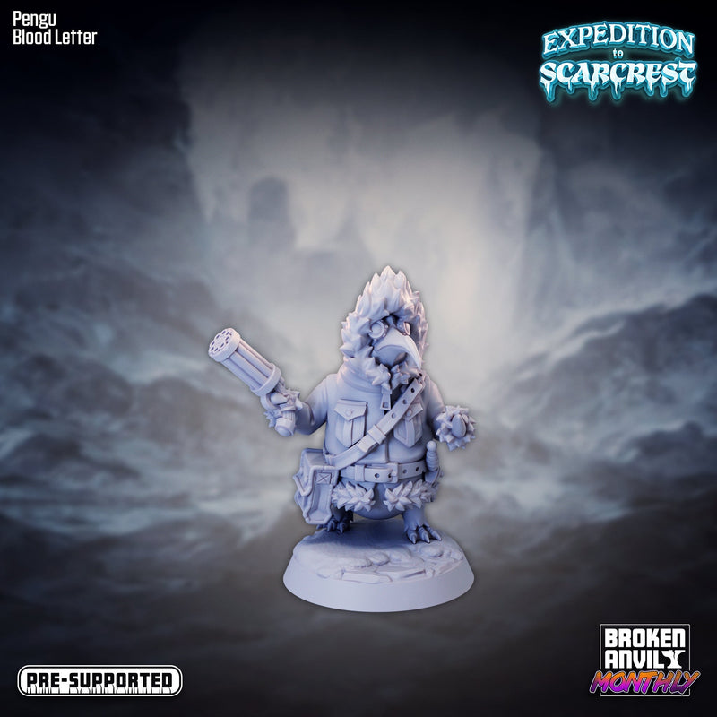 Pengu Blood Letter | Expedition to Scarcrest | Tabletop RPG Miniature TabletopXtra