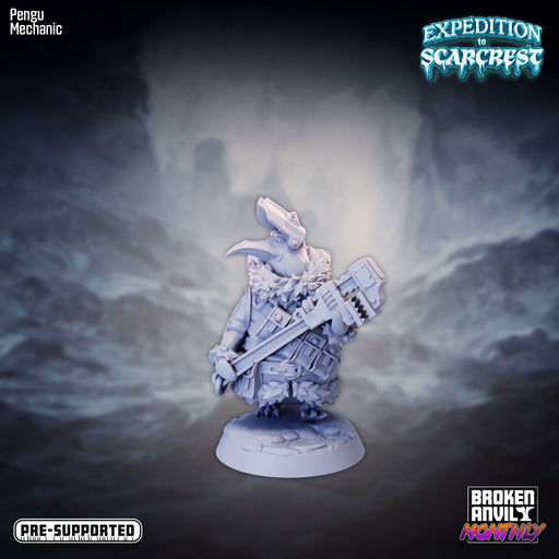 Pengu Mechanic | Expedition to Scarcrest | Tabletop RPG Miniature TabletopXtra