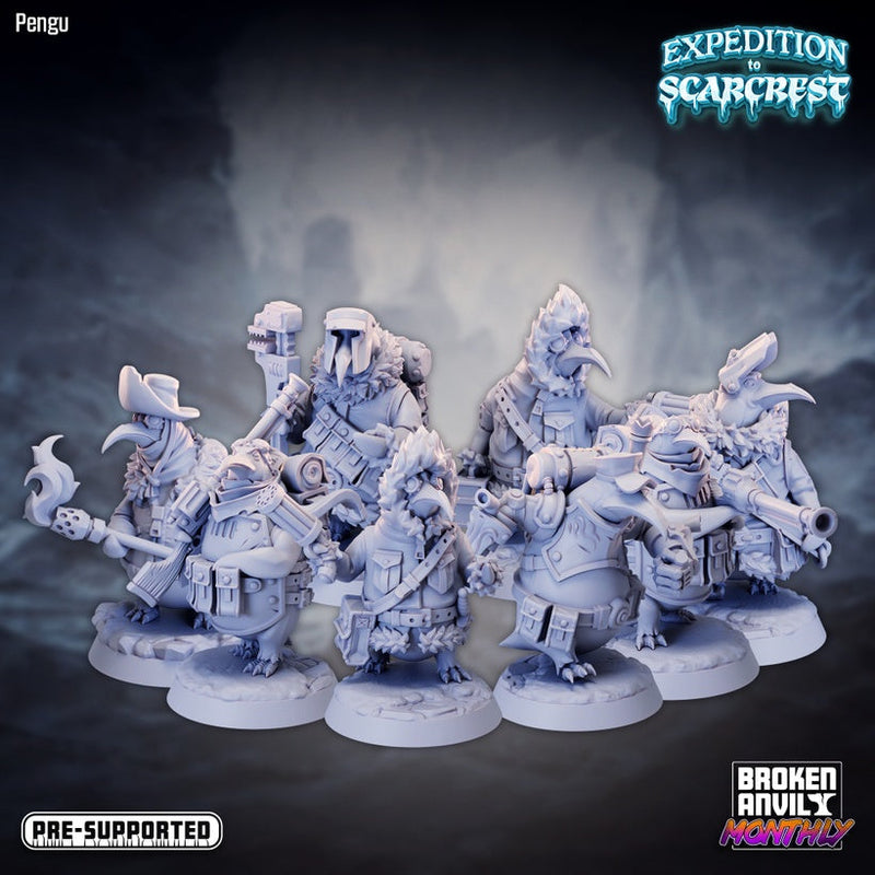 Pengu Miniatures | Expedition to Scarcrest | Tabletop RPG Miniature TabletopXtra