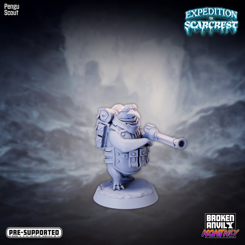Pengu Scout | Expedition to Scarcrest | Tabletop RPG Miniature TabletopXtra