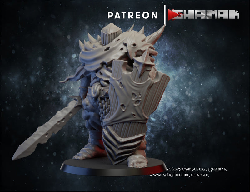 Pestilence Warrior 2 | Chaos | Fantasy Miniature | Ghamak TabletopXtra
