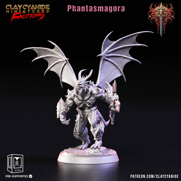 Phantasmagora | Dreadblood Maulers | Fantasy Miniature | Clay Cyanide