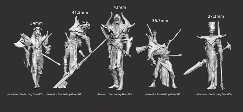 Pharaohs Everlasting Guard C | Wrath of Apophis | Fantasy Miniature | Mini Monster Mayhem TabletopXtra