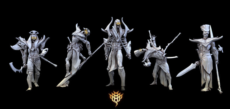 Pharaohs Everlasting Guard Miniatures | Wrath of Apophis | Fantasy Miniature | Mini Monster Mayhem TabletopXtra