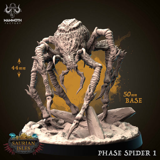 Phase Spider A | Saurian Isle | Fantasy Tabletop Miniature | Mammoth Factory TabletopXtra