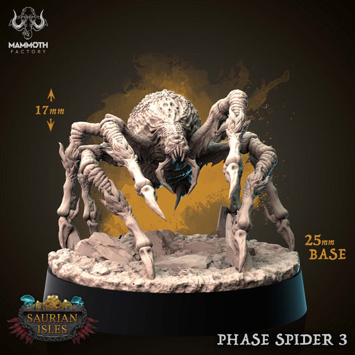 Phase Spider C | Saurian Isle | Fantasy Tabletop Miniature | Mammoth Factory TabletopXtra