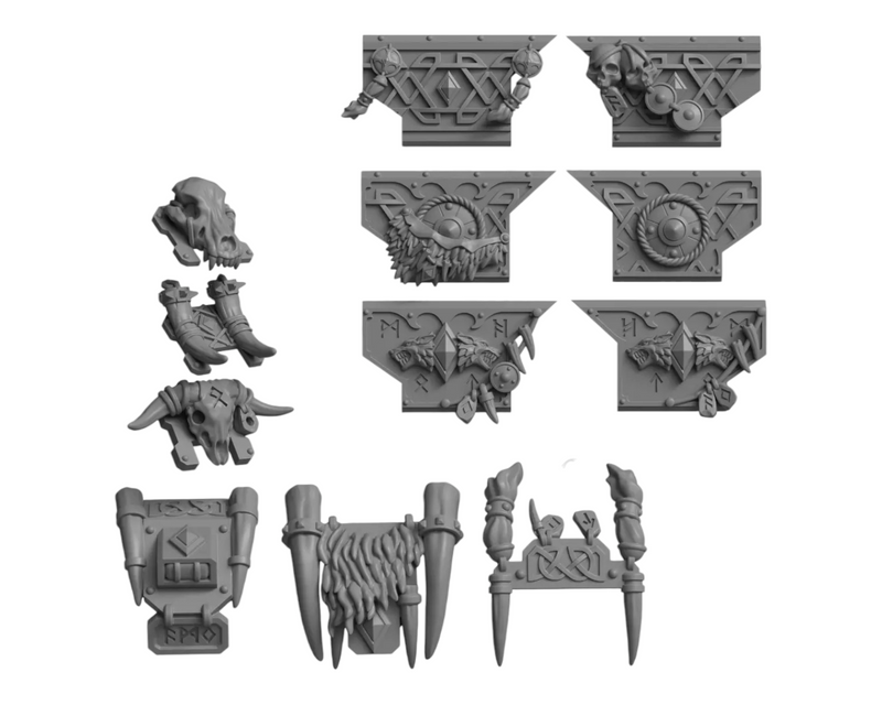 Bike Pack Primal Hounds Conversion Bits For 28mm 32mm Sci-fi Space Knights