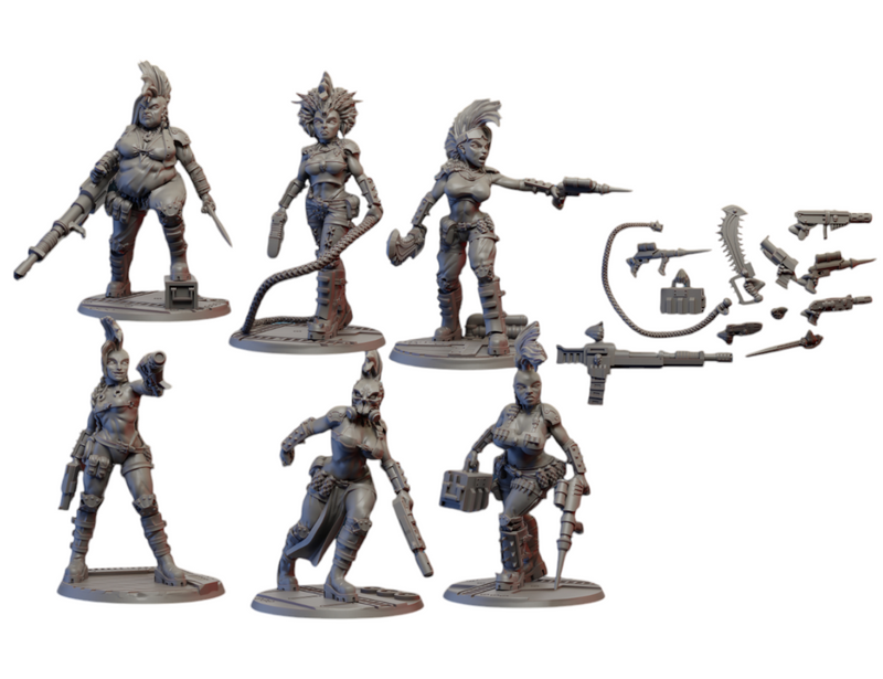 Punk Gang Miniatures | Chaotic Brotherhood | Ghamak