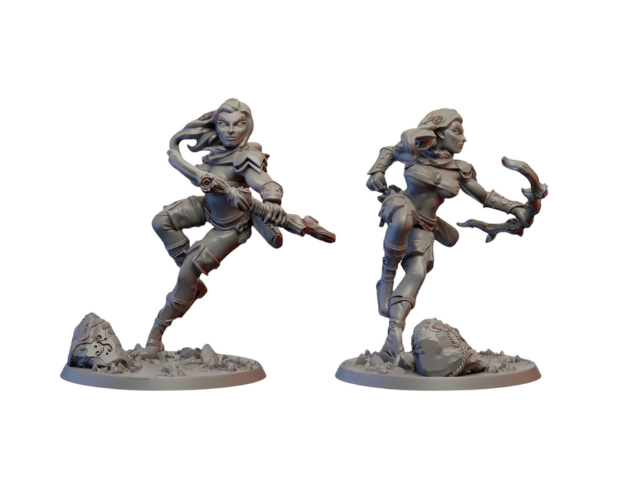 Wood Elf Gang Miniatures | Ghamak