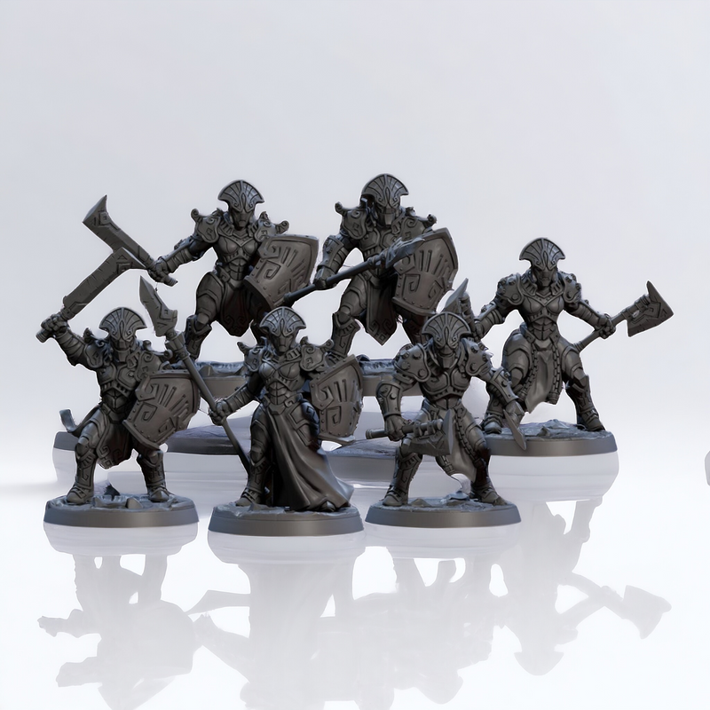 Golem Trooper Miniatures | Golem Simulacra | Fantasy D&D Miniature | Artisan Guild
