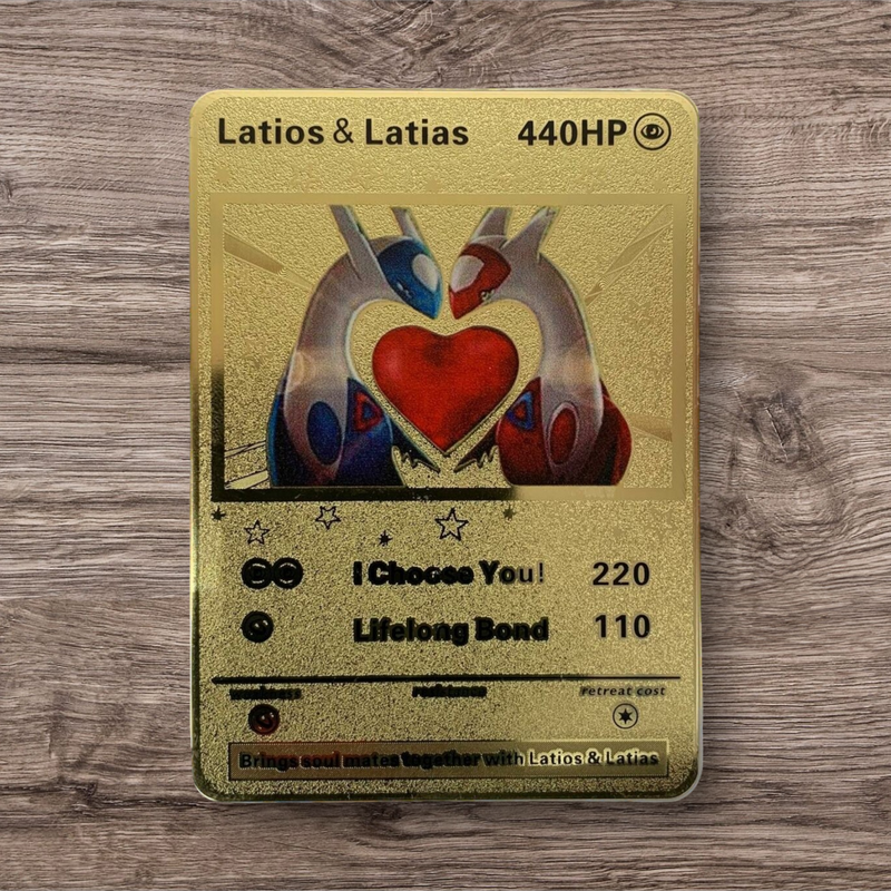 Anniversary I Choose You - Metal Pokemon Card