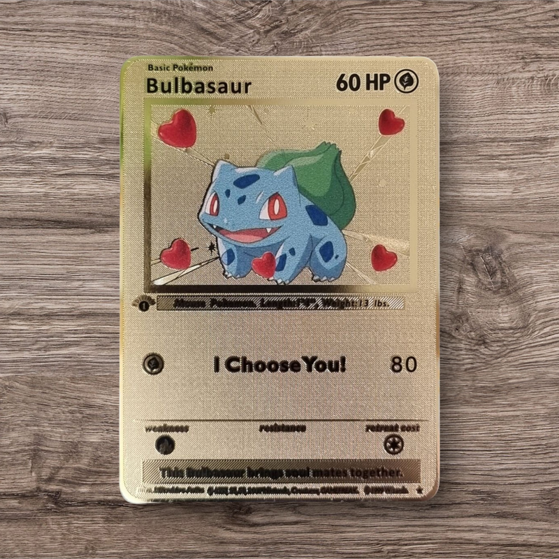 Anniversary I Choose You - Metal Pokemon Card