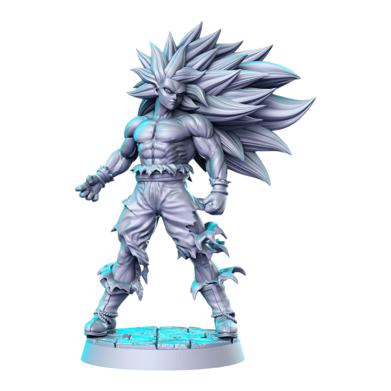 Anime Dragon Hero Miniatures | Fantasy Miniature | RN Estudio
