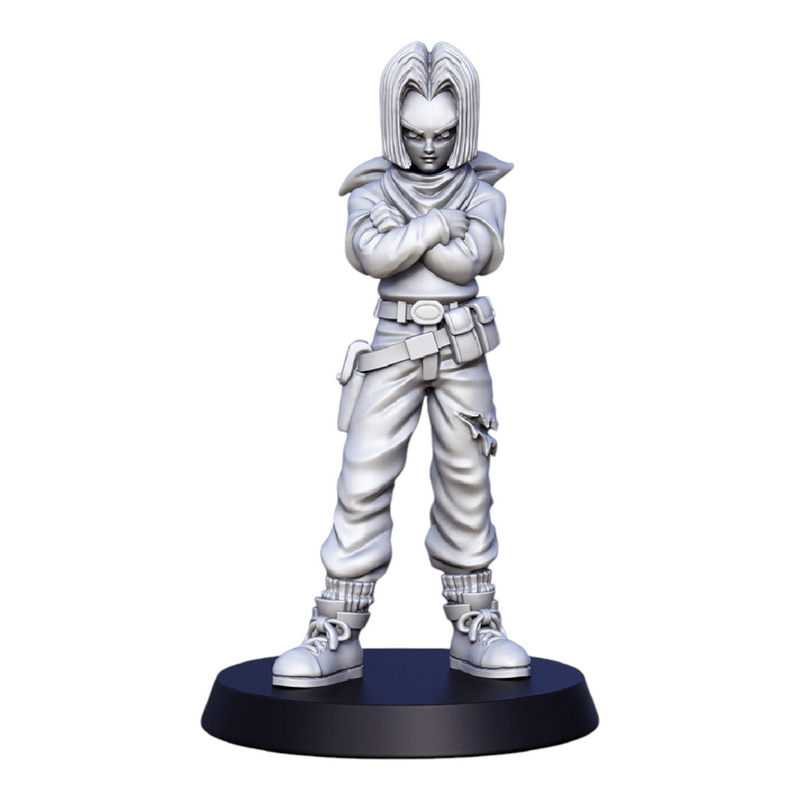 Anime Villian Miniatures | Dragon Fighters | Fantasy Miniature | RN Estudio