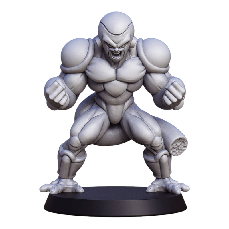 Anime Villian Miniatures | Dragon Fighters | Fantasy Miniature | RN Estudio