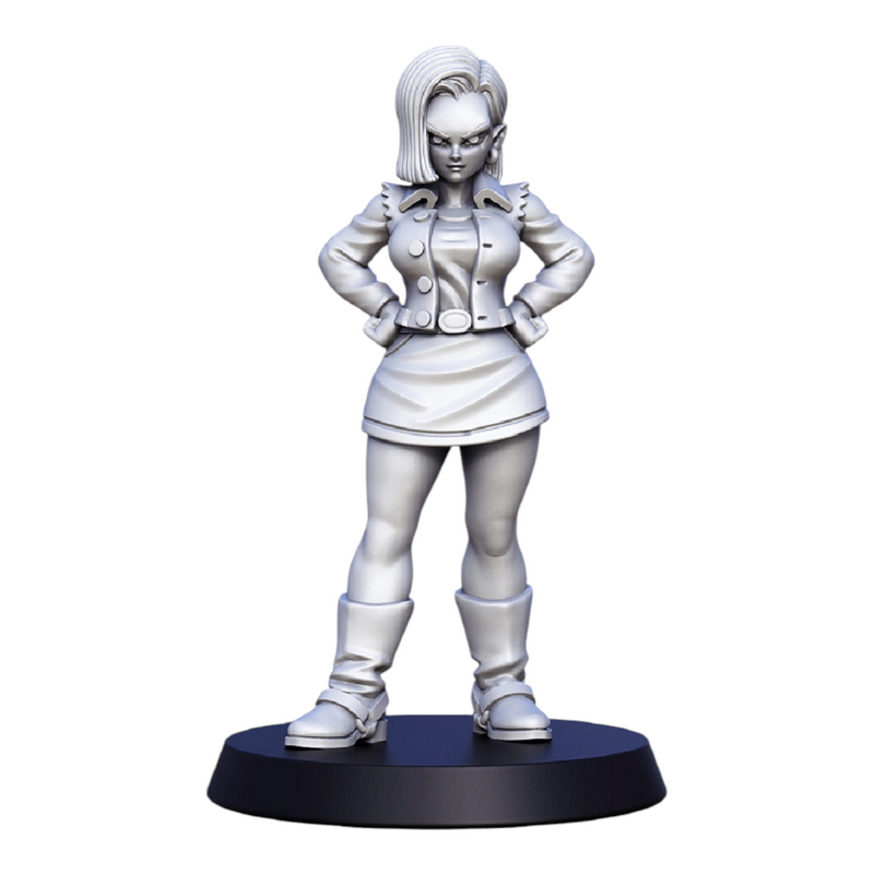 Anime Villian Miniatures | Dragon Fighters | Fantasy Miniature | RN Estudio