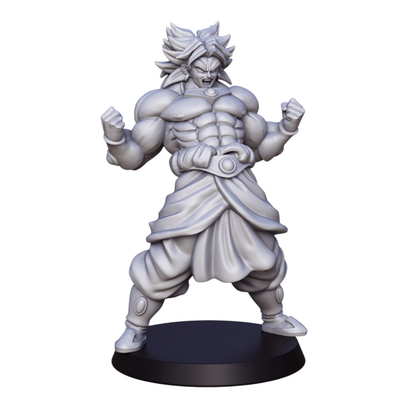 Anime Villian Miniatures | Dragon Fighters | Fantasy Miniature | RN Estudio
