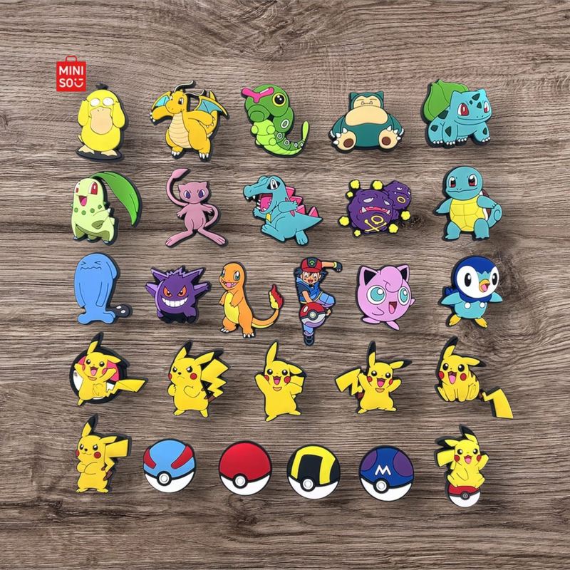 Pokemon Decorations - PVC Dinosaur Shoe Charms