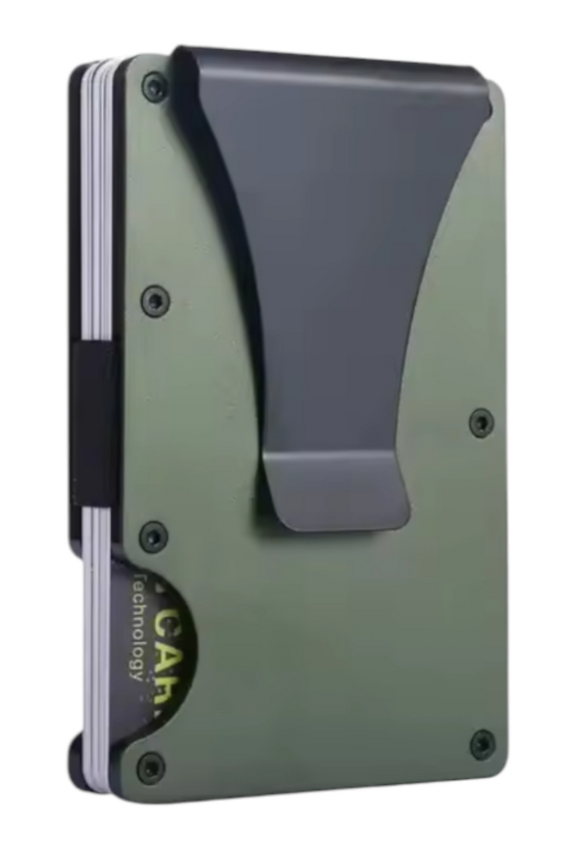 Custom Engraved Premium Metal Wallet RFID Blocking