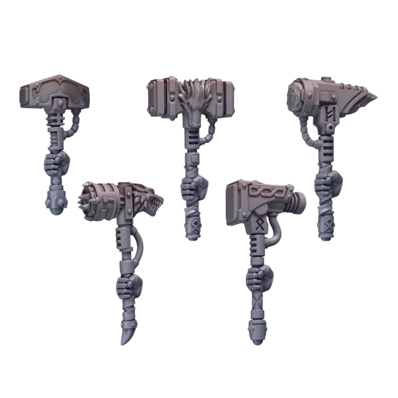 Hammers Primal Hounds Conversion Bits For 28mm 32mm Sci-fi Space Knights